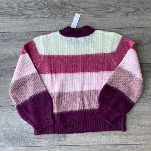 NWT All In Favor Multi Stripe Sweater - Picture 9 of 9